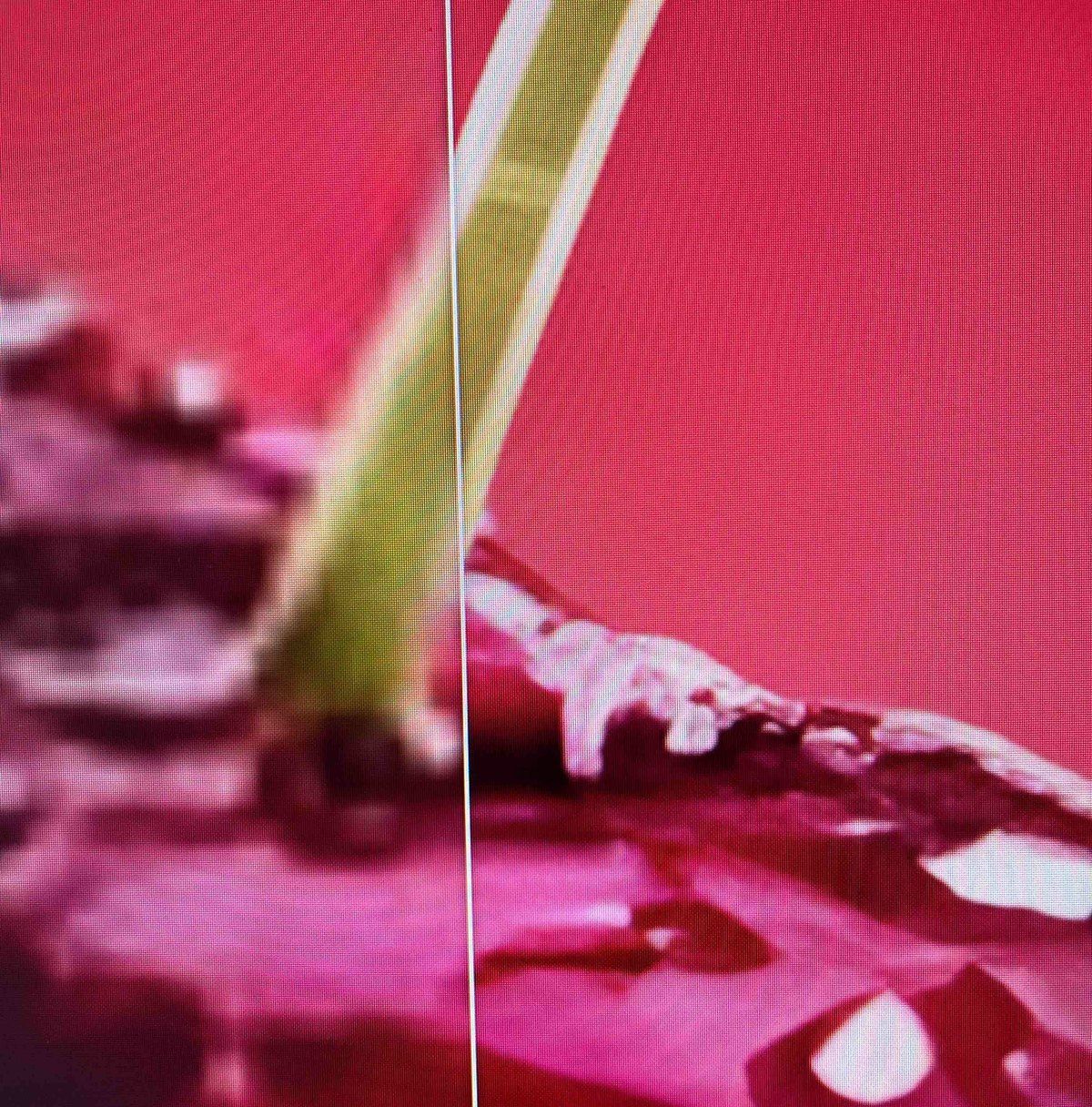 Before and after: a low-resolution client image on the left, AI-upscaled and sharp on the right